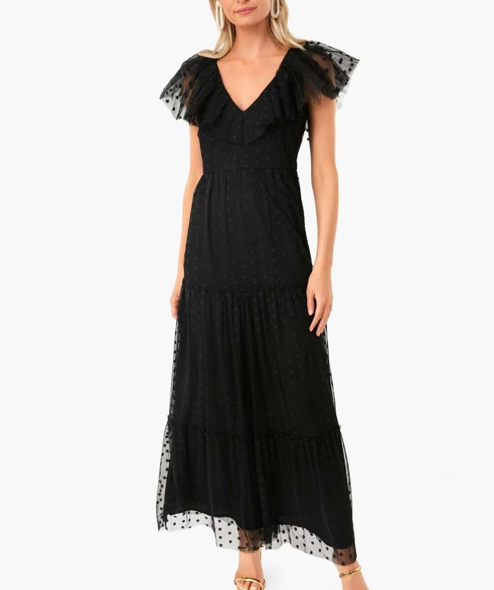 Tuckernuck Black Tulle Giselle Gown Size S